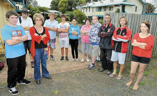 Parents and students at the GAP alternate school in Torquay. Parents and students at the GAP alternate school in Torquay.